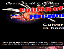 Tablet Screenshot of culvercityfireworksshow.com